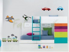 Fiúszoba matrica csomag