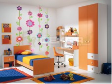 Virágfüzérek falmatrica