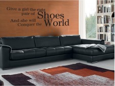 Idézet - Give a girl falmatrica