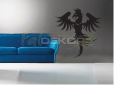 Főnix motívum falmatrica