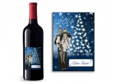 Karácsonyi boros címke /01