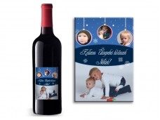 Karácsonyi boros címke /02