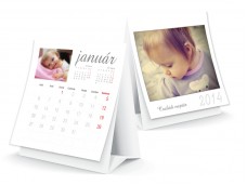 Négyzet asztali naptár - jegyzetes