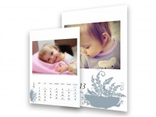 Szürke-leveles falinaptár