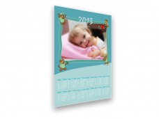 Kék, macis poszternaptár