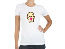 Női rövid ujjú póló - fehér